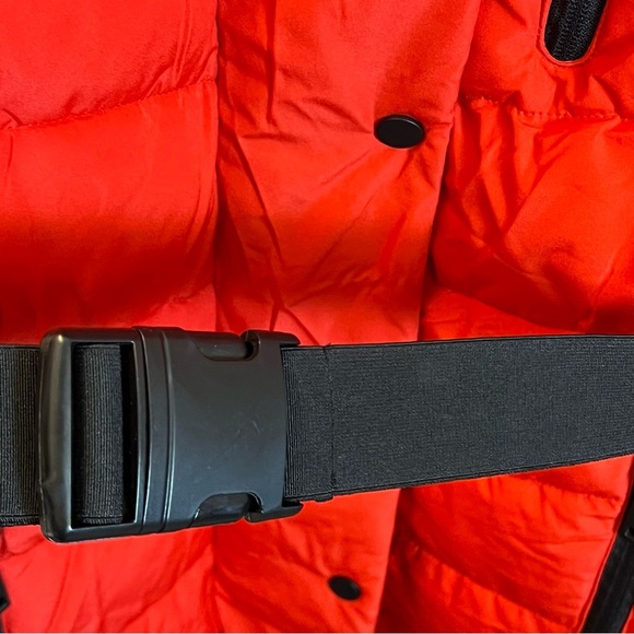 Xersion Women’s Red Belted Puffer Jacket Size XL - Picture 3 of 12